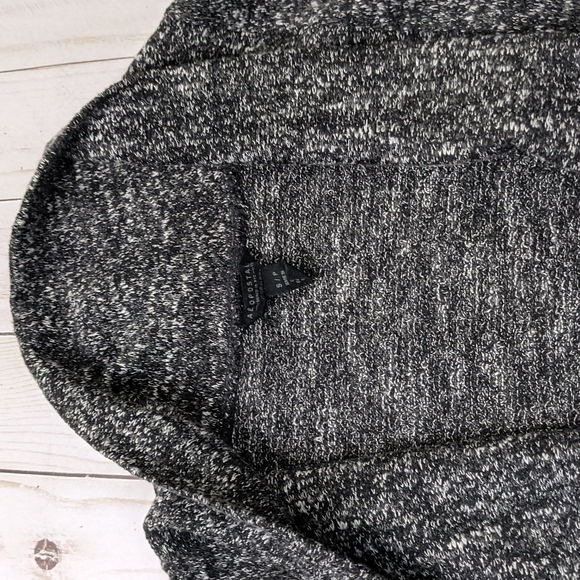 Aeropostale Comfy Long Cardigan Sweater Coat Black/white - Small - Picture 2 of 5